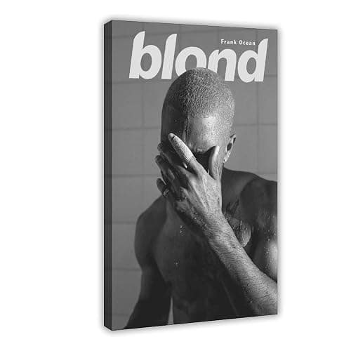 Frank Ocean Poster Blonde Poster Album Cover Canvas Poster Wall Art Decor Print Picture Paintings for Living Room Bedroom Decoration Frame-style08x12inch(20x30cm) - Image 1