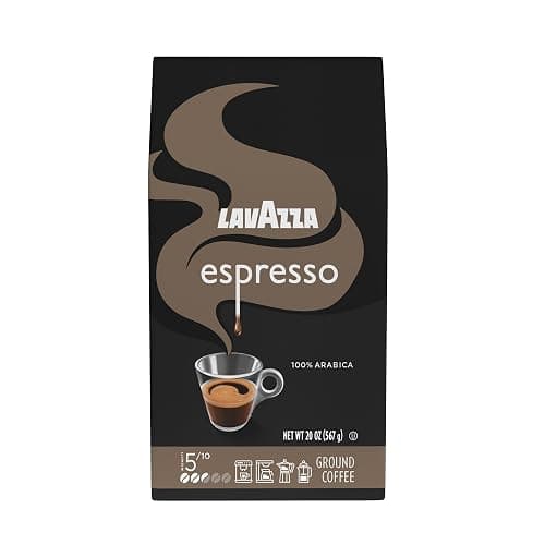 Lavazza Espresso Ground Coffee, Medium Roast, 100% Arabica, 20 oz Bag (Pack of 1) - Image 1