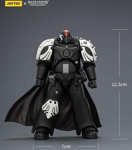 JOYTOY Raven Guard Warhammer 40K 1/18 Action Figures Raven Guard Mor Deythan Shade with Nemesis Bolt Rifle 4.84-Inch Collectible Model Model Birthday Gifts Warhammer Series Model thumbnail 2