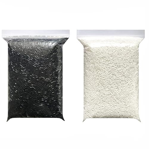 Fuse Beads 2.6MM Mini Iron Beads White 10000pcs and Black 10000pcs for Crafts, Handmade Decor DIY Make, with 1 Ironing Paper - Image 1
