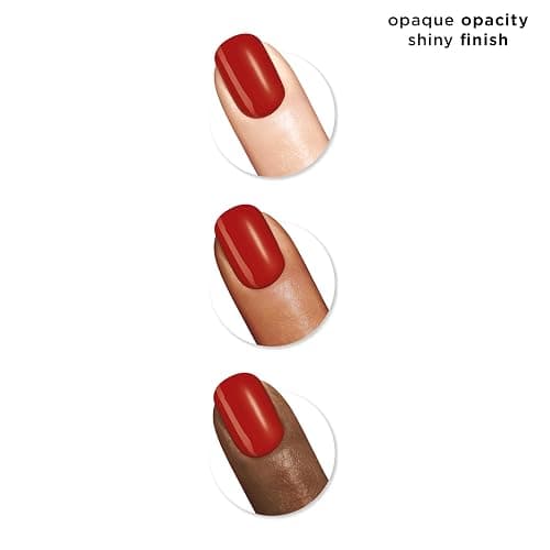 Sally Hansen Insta-Dri Nail Polish | Quick Dry, Long Lasting, Streak-Free Shine |Opaque, Glossy | 390 That's A-Blazing! | Fiery Orange-Red Nail Color thumbnail 3