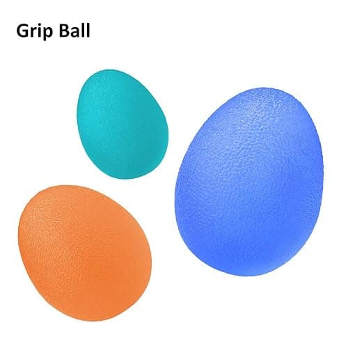 Hand Therapy Finger Exercise Grip Ball Egg Shape Strength Trainer Squeeze Stress Relieve thumbnail 2