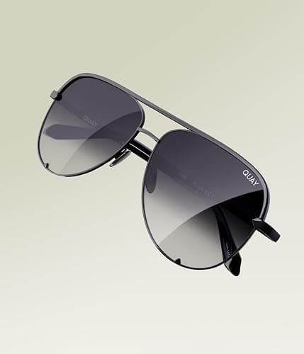 QUAY Women High Key Extra Large Aviator Sunglasses thumbnail 3