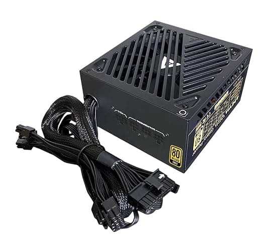 Apevia ATX-GX650W Galaxy 650W 80+ Gold Certified Active PFC ATX Semi-Modular Quiet Gaming Power Supply - Image 1
