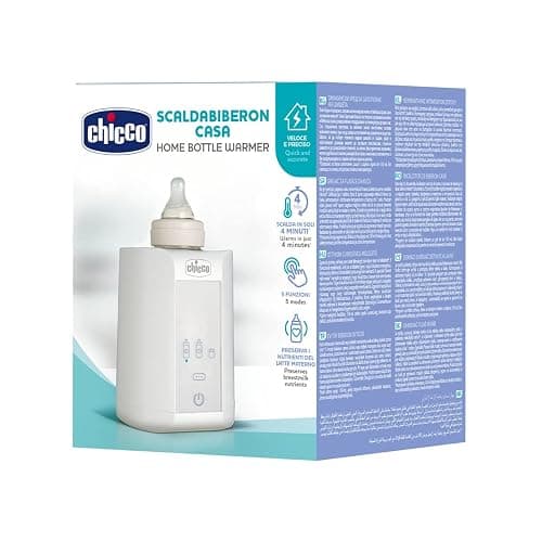 Chicco Calienta Biberones Doméstico, Calentador de Biberones con 2 Programas y Apagado Automático, Calienta a la Temperatura Ideal – Calentador de Alimentos para Bebés, Apto para Tarros, Blanco thumbnail 10