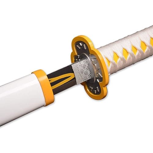 Metal Demon Sword 104cm/41inchs,Stainless Steel, Hashira Pillar and Protagonist Katana for Anime Cosplay, Anime Original Textures, Multiple Styles to Choose from thumbnail 4