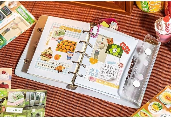 Alideco 20pcs Scrapbook Stickers Vintage Food Cute Cute Pet Goldfish Sparkler Sticker Book for Adults Sticker journaling Stickers for Scrapbooking (mengwuyixianglu) thumbnail 6