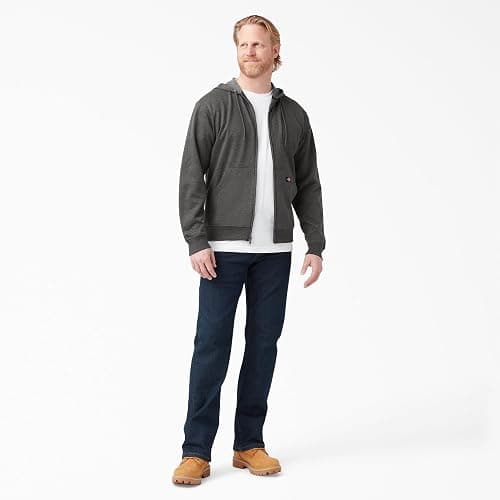 Dickies mens Full Zip Fleece Hoodie thumbnail 5