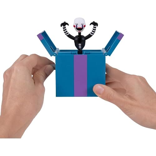 Jazwares Five Nights at Freddy’s Puppet Office Set - 5-Inch Articulated Figure with Jumpscare Feature, Glow-in-The-Dark Eyes, and Optical Diorama thumbnail 4