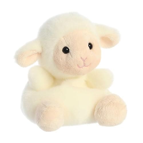 Aurora® Adorable Palm Pals™ Woolly Lamb™ Stuffed Animal - Fun Collectible Plush for Kids and Adult Collectors - Perfect for Decorating Rooms and Birthday Gifts - White 4.5 Inches thumbnail 6
