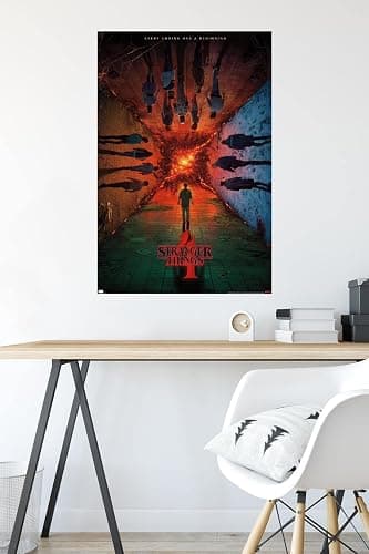 Trends International Netflix Stranger Things: Season 4 - Group Teaser One Sheet Wall Poster, 22.375" x 34", Unframed Version thumbnail 4
