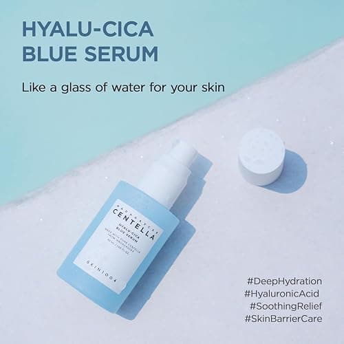 SKIN1004 Hyalu-CICA Blue Serum 3.38 fl.oz(100ml) | 5 Layer Hyaluronic Acid Cica Niacinamide | Hydrating and Refreshing Multi-Care Solutions thumbnail 2