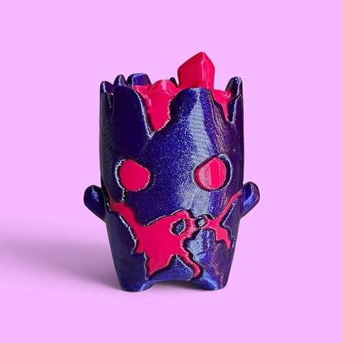Video Game Inspired Sprite Figures, 2.5 Inch Kawaii Style Collectible Toy Set, Set of 2 Figures, Handmade Novelty Gag Gift (Skeleton and Void) thumbnail 3