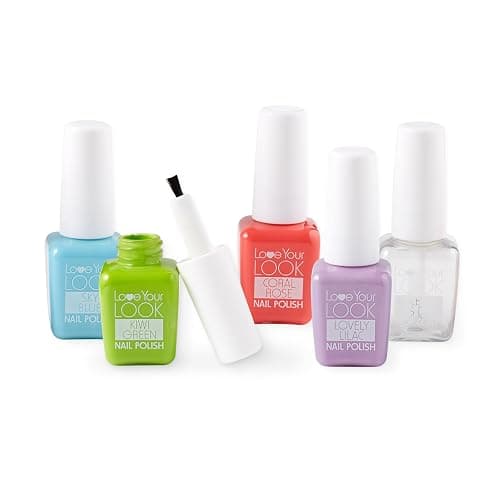 Melissa & Doug Love Your Look Pretend Nail Care Play Set – 20 Pieces for Mess-Free Play Mani-Pedis (Does NOT Contain Real Cosmetics), Pink thumbnail 4