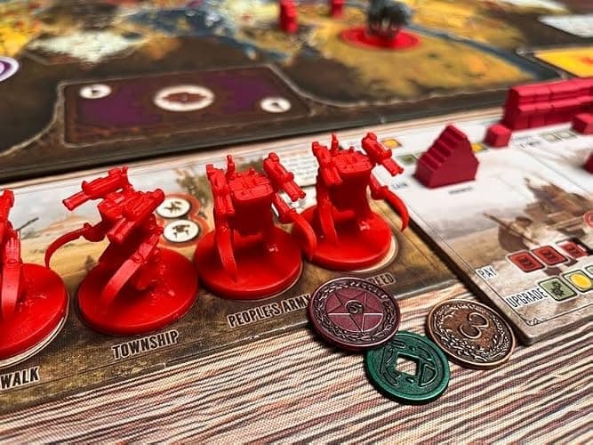 Stonemaier Games: Metal Coins (Scythe and Expeditions) | Metal Coins to Enhance Your Gameplay | 80 Coins with Unique Colors and Sides for Each Denomination - Values Include 1, 3, 5,10, and 20 thumbnail 6