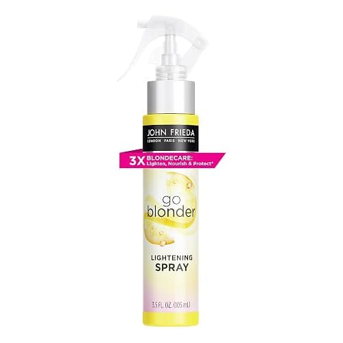 John Frieda Go Blonder Lightening Spray, Controlled Hair Lightener to Gradually Lighten Hair, with Citrus and Chamomile BlondMend Technology, 3.5 Oz - Image 1