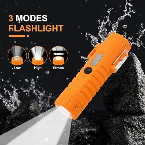 LcFun Electric Lighters Rechargeable Lighters Flexible Neck Dual Arc Electronic Lighter USB C Lighter with LED Battery Indicator and Flashlight for Candle, Camping, Hiking, Outdoor Adventure thumbnail 5