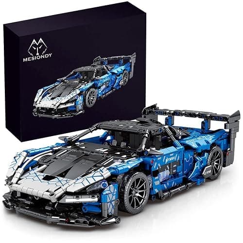 Mesiondy 1:14 MOC Building Set Raceing Car Model for Boys Age 8-14，Sports Car Building Blocks Toys Adults Kits，，(1404 Pieces) thumbnail 8