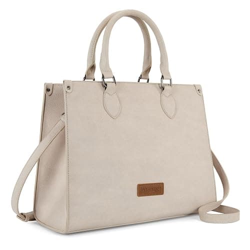 Montana West X Wrangler Large Tote Bag for Women, Western Purse Work Shoulder Handbag with Crossbody Strap - Image 1