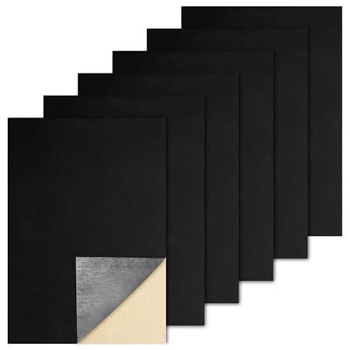 Biaungdo 6 Pcs Self Adhesive Felt Sheets, Black Felt Sheet with Adhesive Backing, 8 x 12 Inch Felts Fabric Peel and Stick Felts Liners for Arts Crafts Drawer Jewelry Box(A4 Size) thumbnail 7
