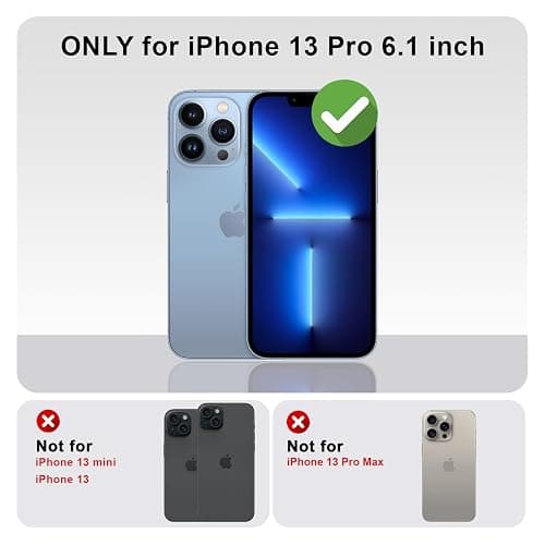 Yeddabox for iPhone 13 Pro Case Cute Striped Phone Case Soft TPU Slim Shockproof Phone Cover for Women Girls, Blue and White thumbnail 2