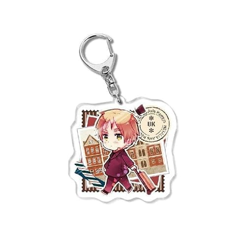 GO2COSY Set of 10 Anime Axis Powers Hetalia Acrylic Keychain Pendant Key Chain Style A thumbnail 6
