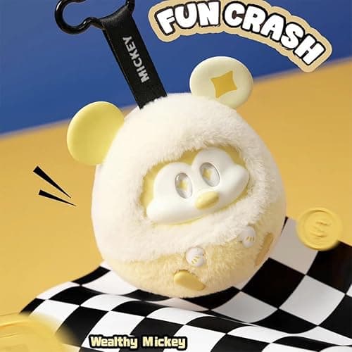 MINISO Disney Mickey Interesting Collisions Series Blind Box, Disney Mickey Vinyl Plush Pendant Surprise Box Bag Charm Figure Model Random Design Collectible Toy for Home Decor Birthday Gifts (Single) thumbnail 6