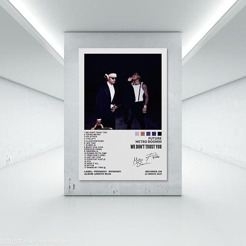 OYWEHECE Metro Boomin & Future Poster Music Poster We Don't Trust You Album Cover Posters for Room Aesthetic Canvas Wall Art Bedroom Decor 12x18inch(30x45cm), Unframe-style-3 thumbnail 7