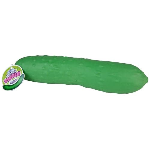 ORB Easy Sqweezy Giant Stretchy Pickle - Stretches Up to 6 Feet Long - Huge Jumbo Sized Squishy Veggie Toy, Perfect to Squeeze for Stress Relief - Fun Novelty Sensory Fidget Toy for Kids and Adults thumbnail 3