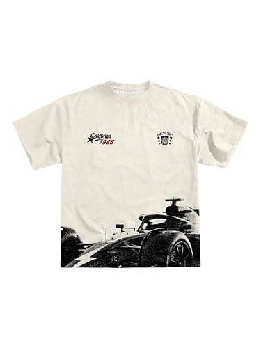 Verdusa Men's Graphic Tees Y2K Short Sleeve Summer T Shirts Streetwear - Image 1