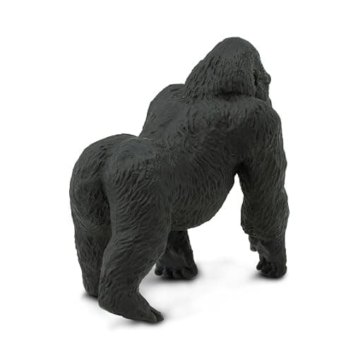Safari Ltd. Lowland Gorilla Figurine - Lifelike 4.25" Primate Figure - Educational Toy for Boys, Girls, and Kids Ages 3+ thumbnail 6