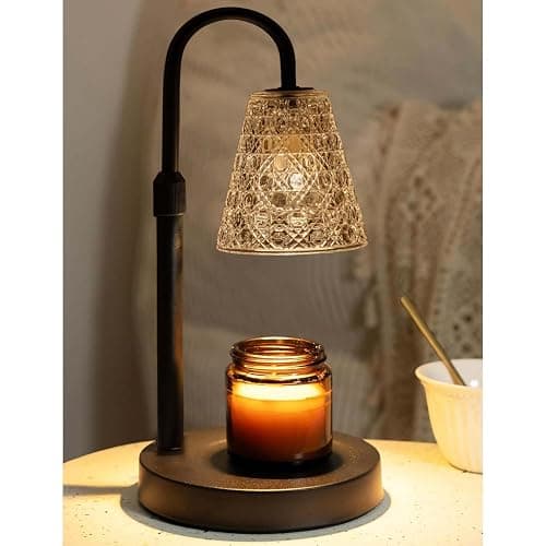 RMFSH Candle Warmer Lamp with Timer Dimmable, Birthday Gifts for Women Mom, House Warming Gifts New Home Decor, Wax Melt Warmer for Jar Candles with 2 Bulbs - Image 1