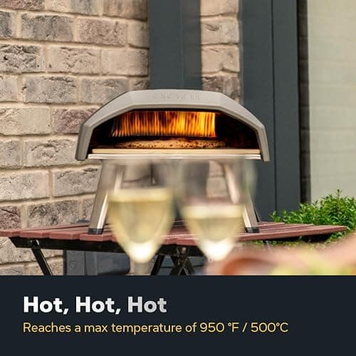 Ooni Koda 12 Gas Pizza Oven & Peel Bundle – 28mbar Propane Outdoor Portable Oven For Stonebaked 12 Inch Pizzas in 60 Seconds, Includes 12" Pizza Peel and Gas Hose & Regulator thumbnail 7