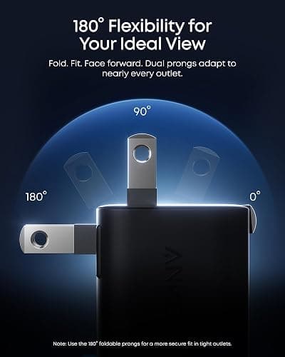 Anker Smart Display Charger,Anker Nano 45W Max GaN Fast Charging USB C Charger Block,180° Foldable Plug,Smart Recognition,Built-in Care Mode,for iPhone17/16/15(Non-Battery,One USB-C Port,No Cable) thumbnail 6