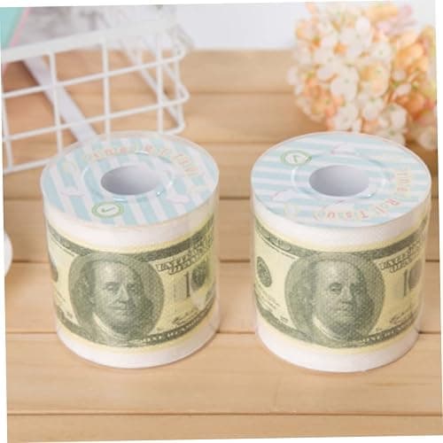 Toilet Paper Roll 100 Euro Pattern Tissue 3 Layers Money Print Toilet Roll for Bathroom Office Equipment thumbnail 8