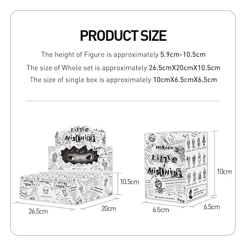 POP MART HIRONO Little Mischief Series, Hirono Blind Box Figures, Random Design Action Figures Collectible Toys Home Decorations, Holiday Birthday Gifts for Girls and Boys, Single Box thumbnail 3