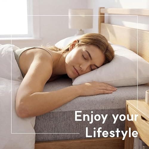 LIFEMENT 10 Inch Twin Mattress for Kids, Bamboo Cover Memory Foam Bed | Medium Firm Memory Foam Mattress in a Box, Breathable Bamboo Cover, Pressure Relief, Fiberglass Free, CertiPUR-US Certified thumbnail 5