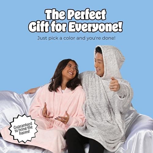 THE COMFY Dream | Lightweight Microfiber Fleece Wearable Blanket, Oversized Design Hood & Pocket from Shark Tank, Cozy Gifts thumbnail 8