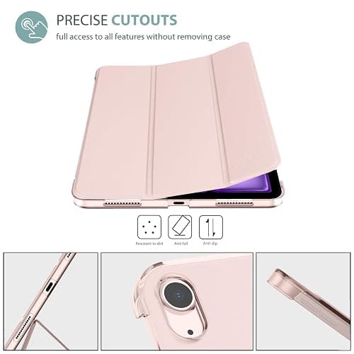 ProCase Smart Case for iPad Air 11-inch M3 M2 2025 2024/10.9 Air 5th 4th Generation 2022 2020, Protective Cover for Air 5 4 -Pink thumbnail 6