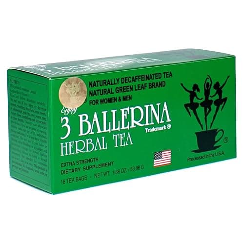 3 Ballerina Herbal Tea Drink Extra Strength Herbal, 18 Count (Pack of 2) thumbnail 4