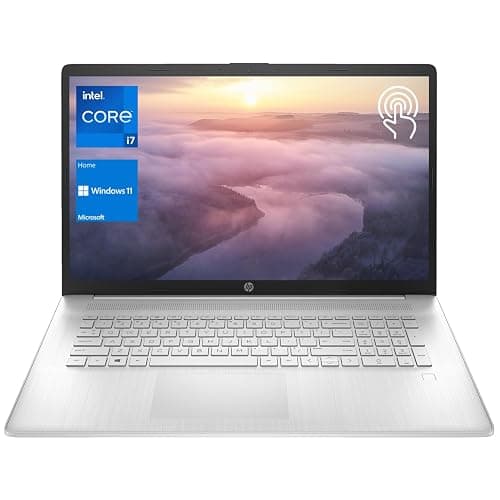 HP Essential 17t Business Laptop, 17.3" HD+ Touchscreen Display, Intel Core i7-1355U (> R5 7430U) High-Performance Tier Processor, 32GB RAM, 2TB SSD, HDMI, Fingerprint Reader, Wi-Fi 6, Windows 11 Home - Image 1