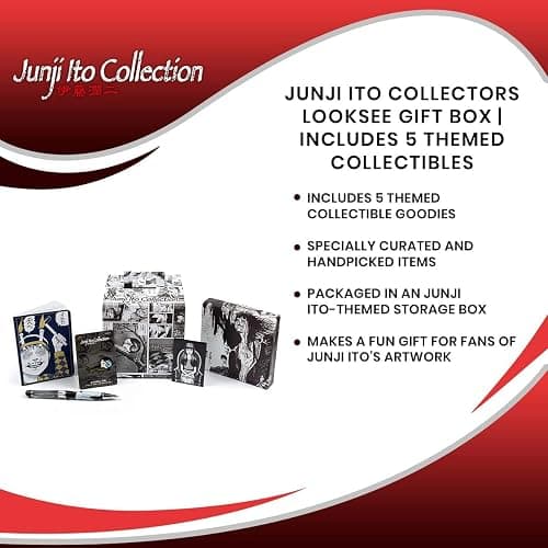 JUST FUNKY Junji Ito Collectors LookSee Box | Mystery Collectors Items | Anime Toys and Accessories Bundle | Fun Geeky Gift Box | 5 Themed Toy Collectibles thumbnail 6