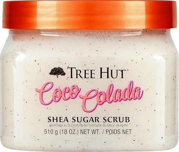 Tree Hut Coco Colada Body Scrub, Exfoliating Sugar Scrub, Vegan, 18 Oz | Exfoliating & Nourishing with Shea Butter & Essential Oils, Body Exfoliator for All Skin Types, Self Care Gifts for Women - Image 1