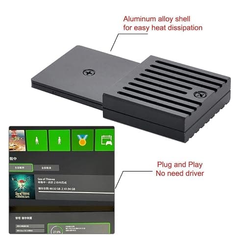 cablecc M.2 NVMe 2230 M-Key SSD to CF-Express Type-B Adapter for Xbox Series X&S CH SN530 SSD PCIe4.0 Expansion Memory Card (Black CFExpress to NVME only Work for CH SN530 SSD) thumbnail 5