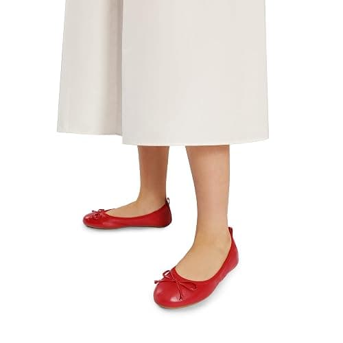 DREAM PAIRS Women's Foldable Bowknot Ballet Flats | Light Weight, Slip-On Dress Shoes, Round Toe, Offer all-day comfort for long walking, standing, dancing thumbnail 8