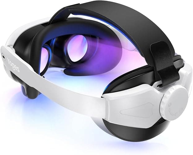 YOGES Head Strap Compatible with Meta Quest 3S & Quest 3, Comfort Head Strap for Elite Strap Replacement for Quest 3 Accessories Adjustable Lightweight VR Headset Strap - Image 1