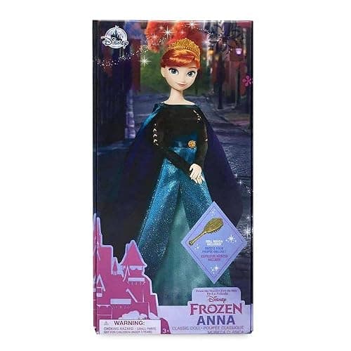 Disney Store Official Princess Classic Doll (Queen Anna from Frozen 2), 11 Inches, Includes Brush with Molded Details, Fully Posable Toy in Classic Outfit - Disney Princess Toys thumbnail 9
