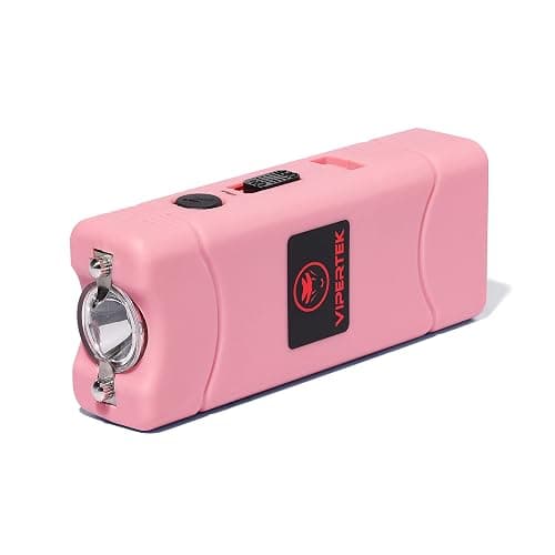 VIPERTEK VTS-881 Micro Stun Gun for Self Defense Rechargeable with LED Flashlight thumbnail 4