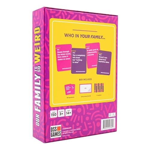 Our Family is So Weird | A Family Card Game to Decide Who’s Most Likely To | 150 Prompt Cards, 6 Dry-Erase Boards & Markers, 3+ Players, Family Game Night, Screen-Free Activity, Thanksgiving Activity thumbnail 4