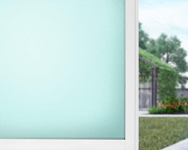 Panorama Fensterfolie Blau 39x200 cm - Milchglasfolie Selbstklebend Fenster - Klebefolie thumbnail 2
